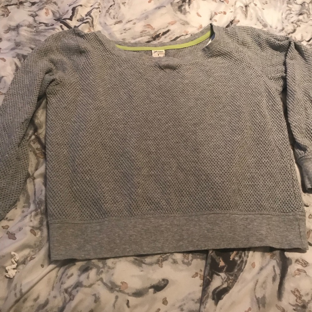 Cropped Mesh Top